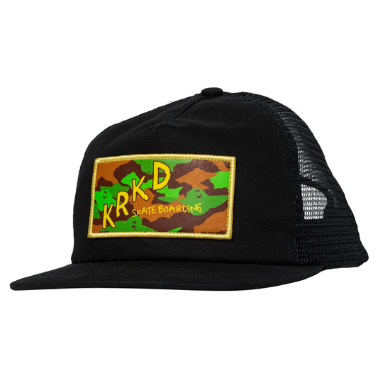 Krooked Skateboards - Kamo Snapback Hat - Black