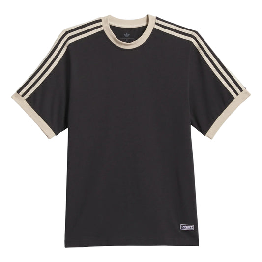 Adidas - Skateboarding Ringer Shirt - Black / Khaki Heather
