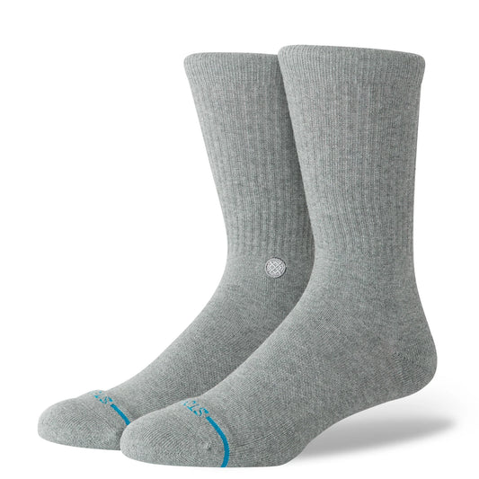 Stance Socks - Icon Crew Sock - Heather Grey