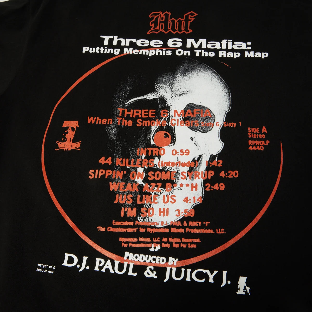 HUF - Three 6 Mafia Mystic Styles T-Shirt - Black