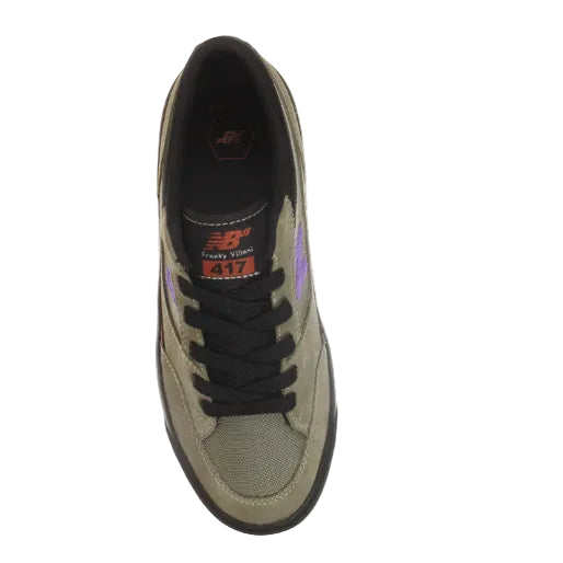 New Balance Numeric - Franky Villani 417 Low Shoe - Dark Olivine / Electric Indigo