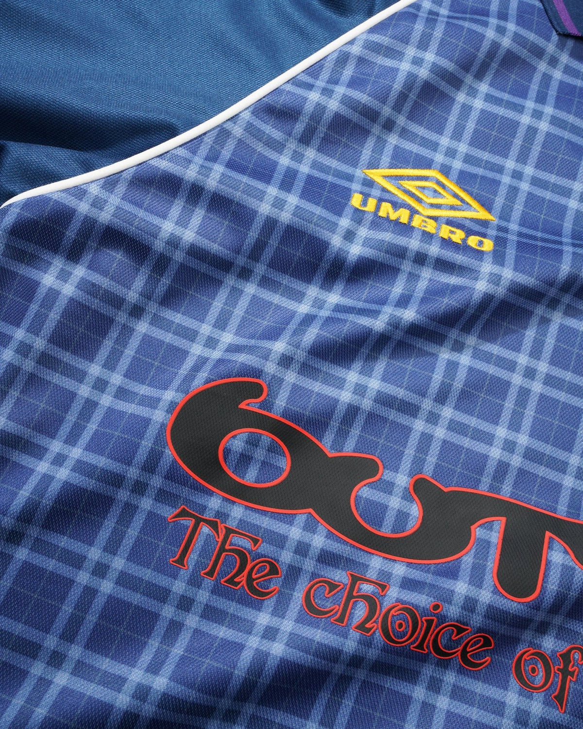 Butter Goods - Umbro Plaid Jersey - Navy / Slate