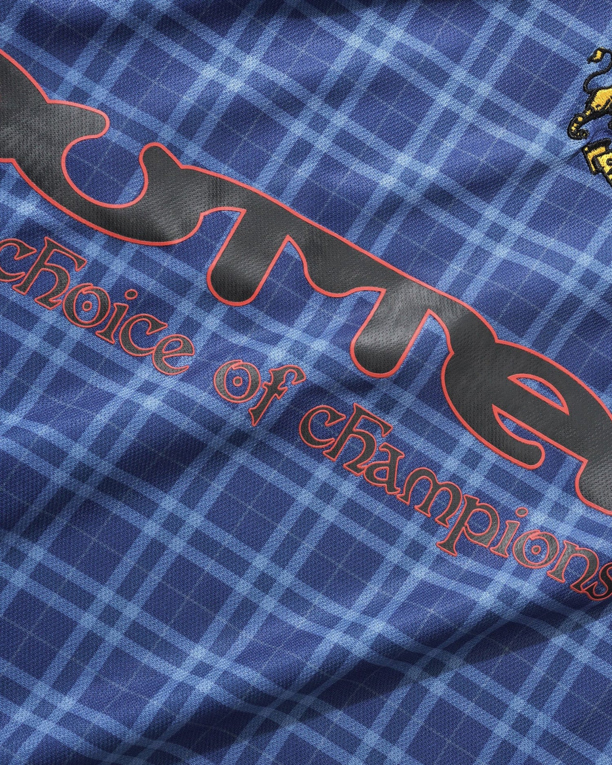 Butter Goods - Umbro Plaid Jersey - Navy / Slate