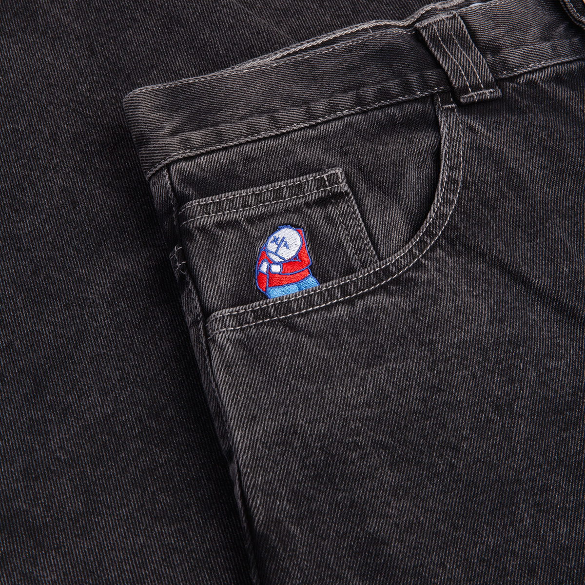 Polar Skate Co. - Big Boy Pants - Silver Black OG