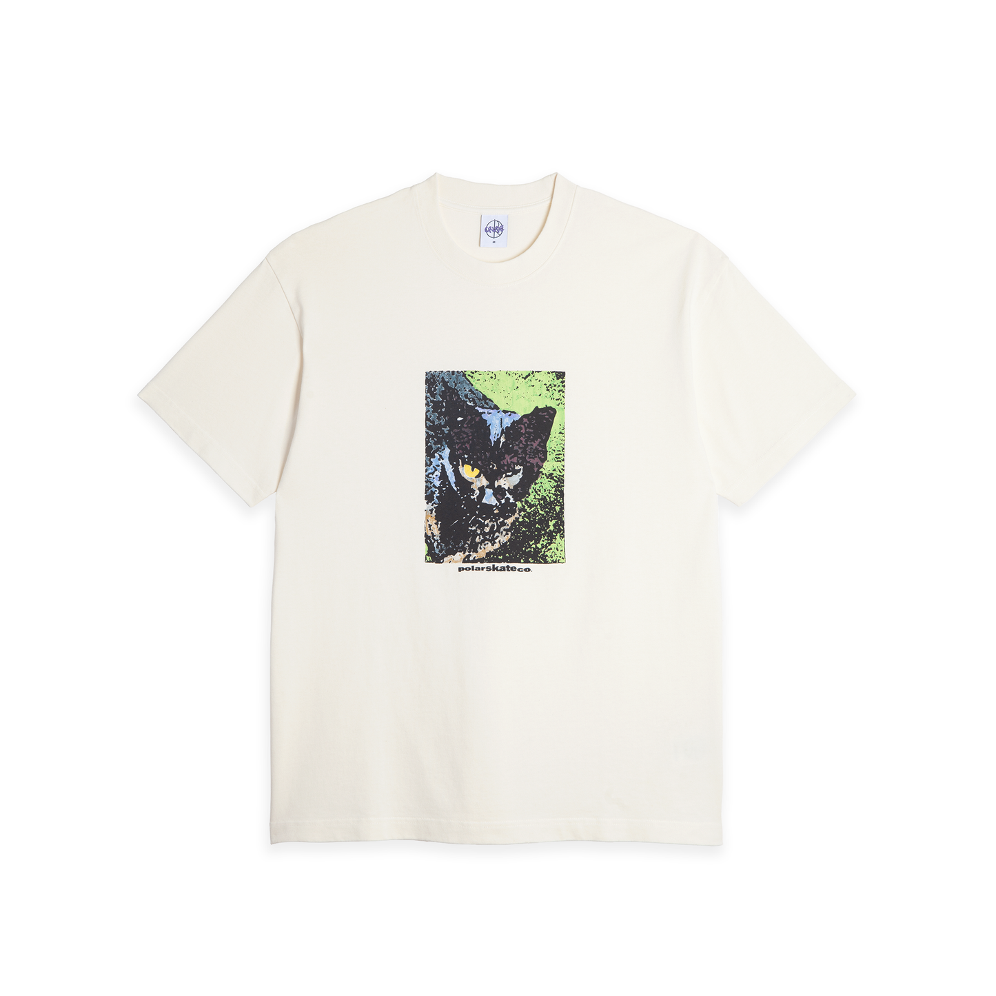Polar Skate Co. - Cat T-Shirt - Ivory