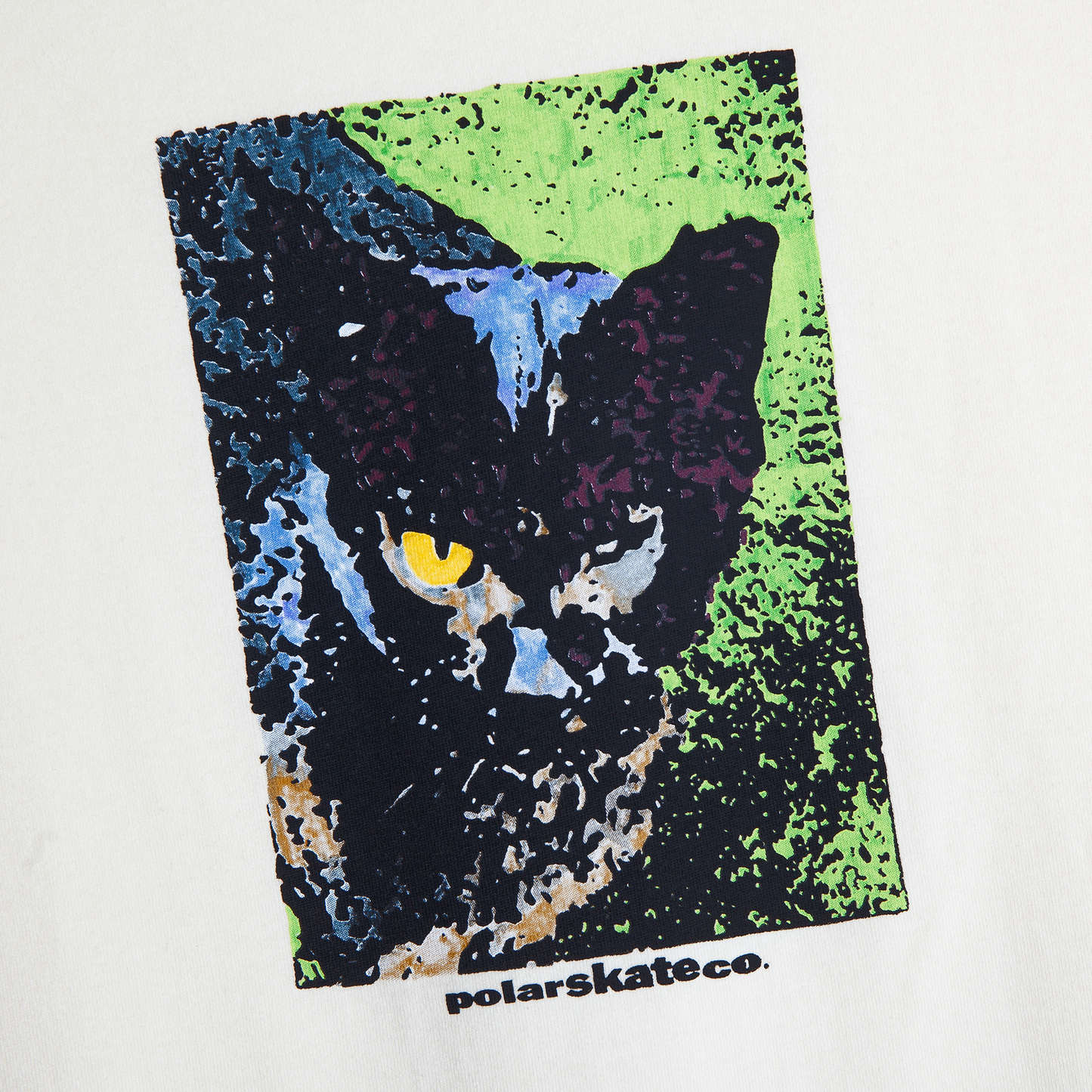 Polar Skate Co. - Cat T-Shirt - Ivory