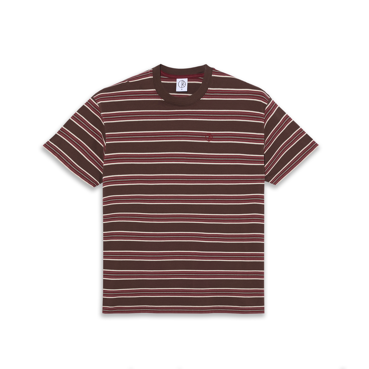 Polar Skate Co. - Stripe Shirt - Brown / Red