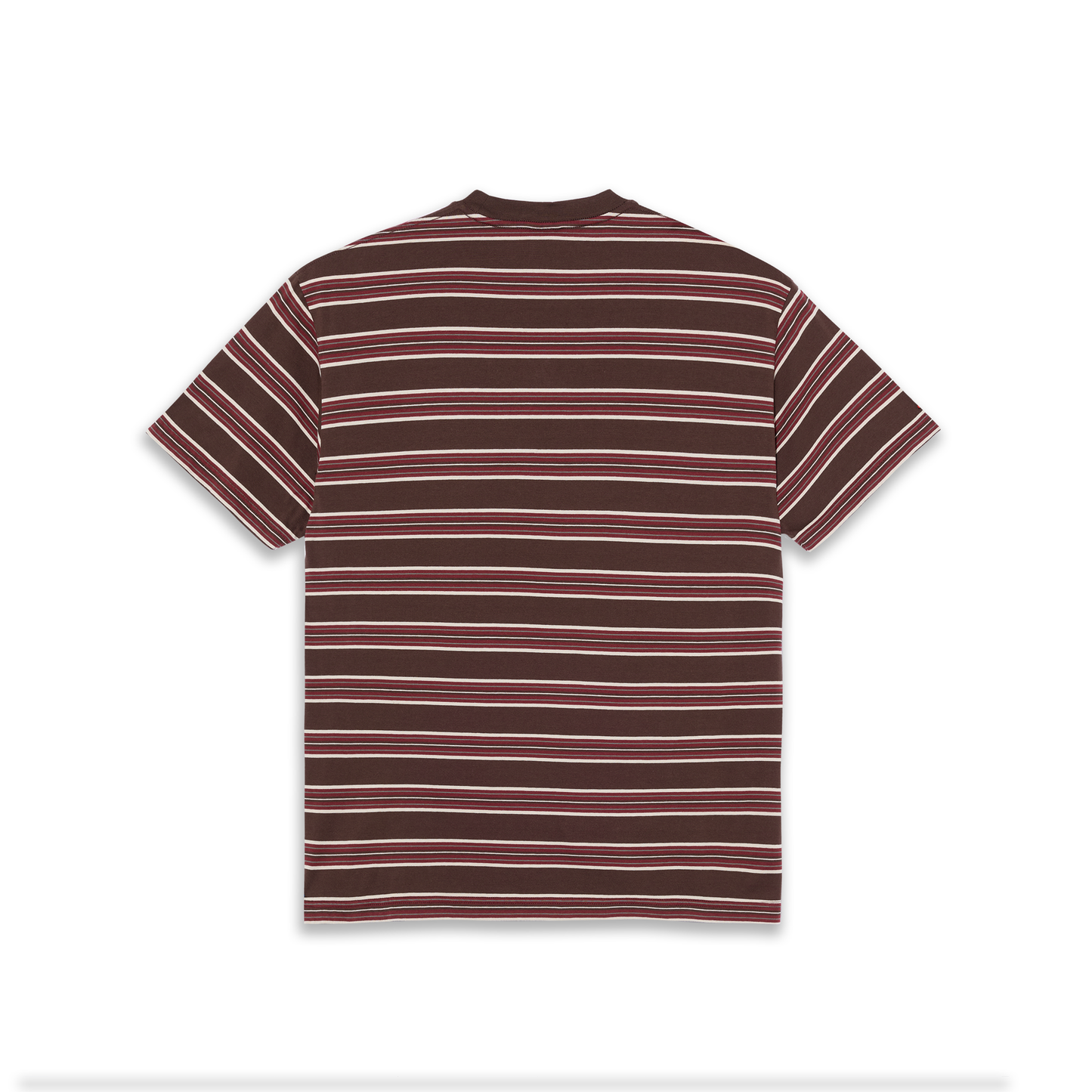 Polar Skate Co. - Stripe Shirt - Brown / Red