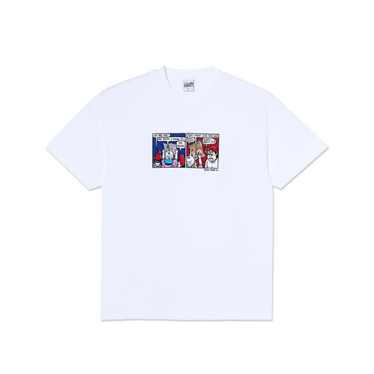 Polar Skate Co. - Shut It! Tee - White