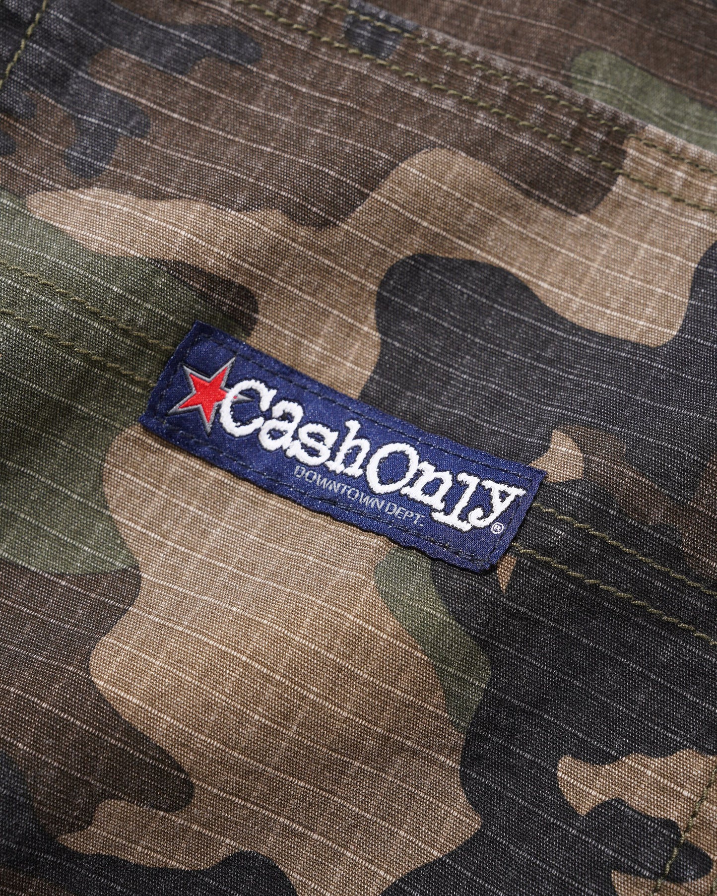 Cash Only - Ripstop Carpenter Shorts - Woodland Camo