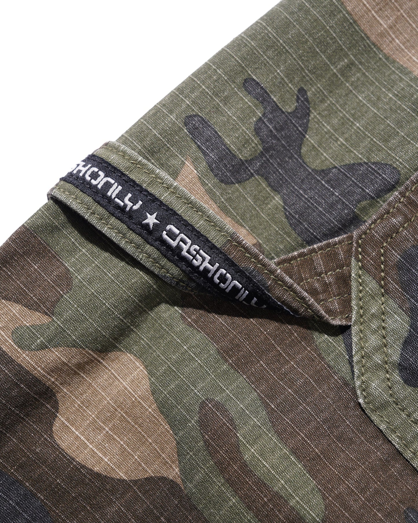Cash Only - Ripstop Carpenter Shorts - Woodland Camo