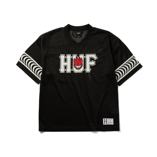 HUF - Spitfire End Zone Jersey - Black