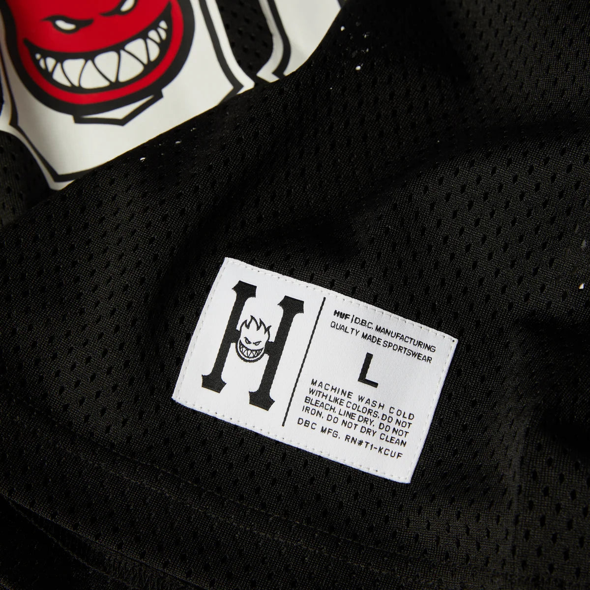 HUF - Spitfire End Zone Jersey - Black