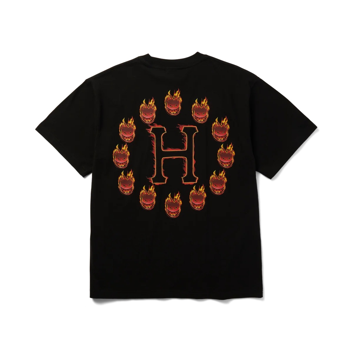 HUF - Spitfire Flame Galaxies T-Shirt - Black
