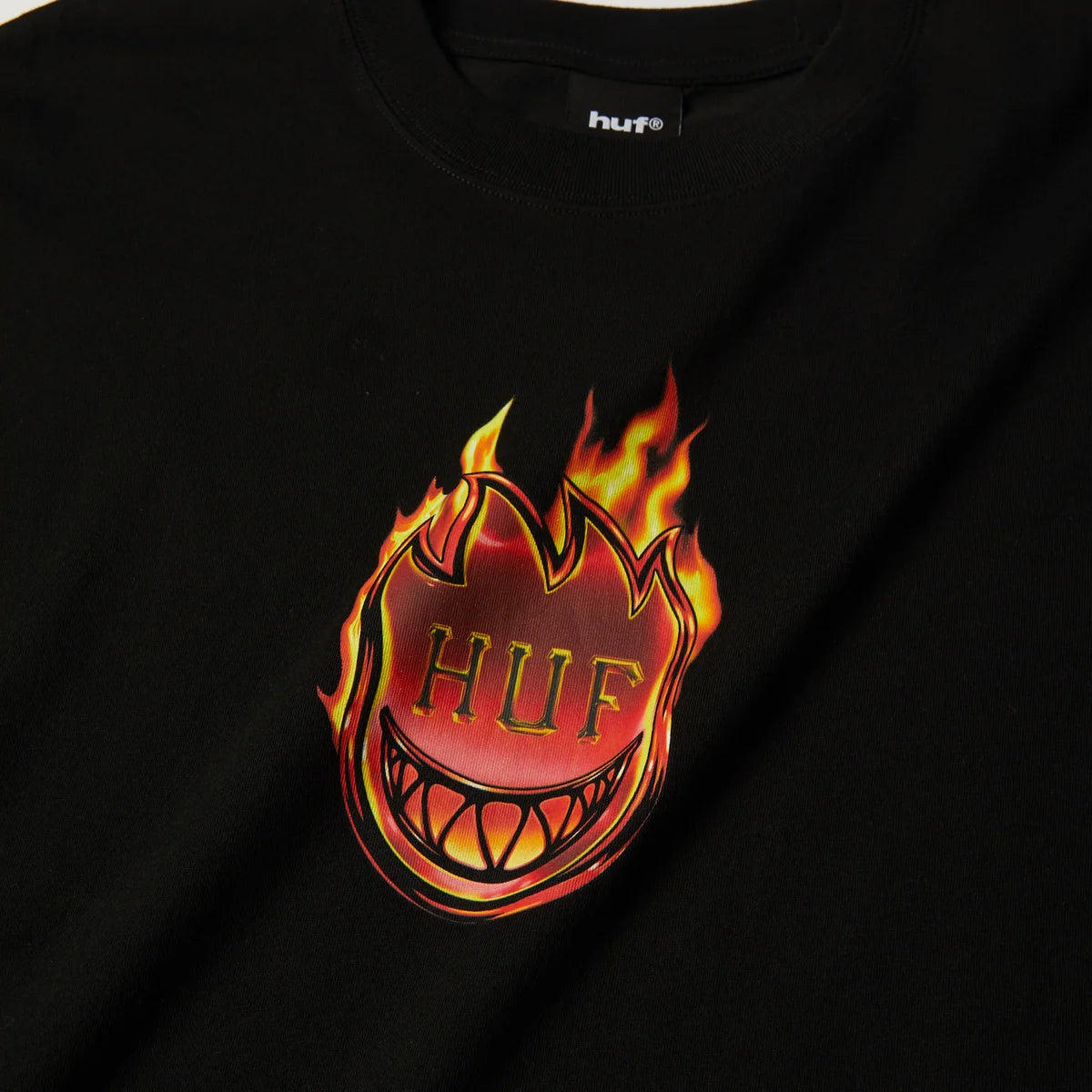 HUF - Spitfire Flame Galaxies T-Shirt - Black