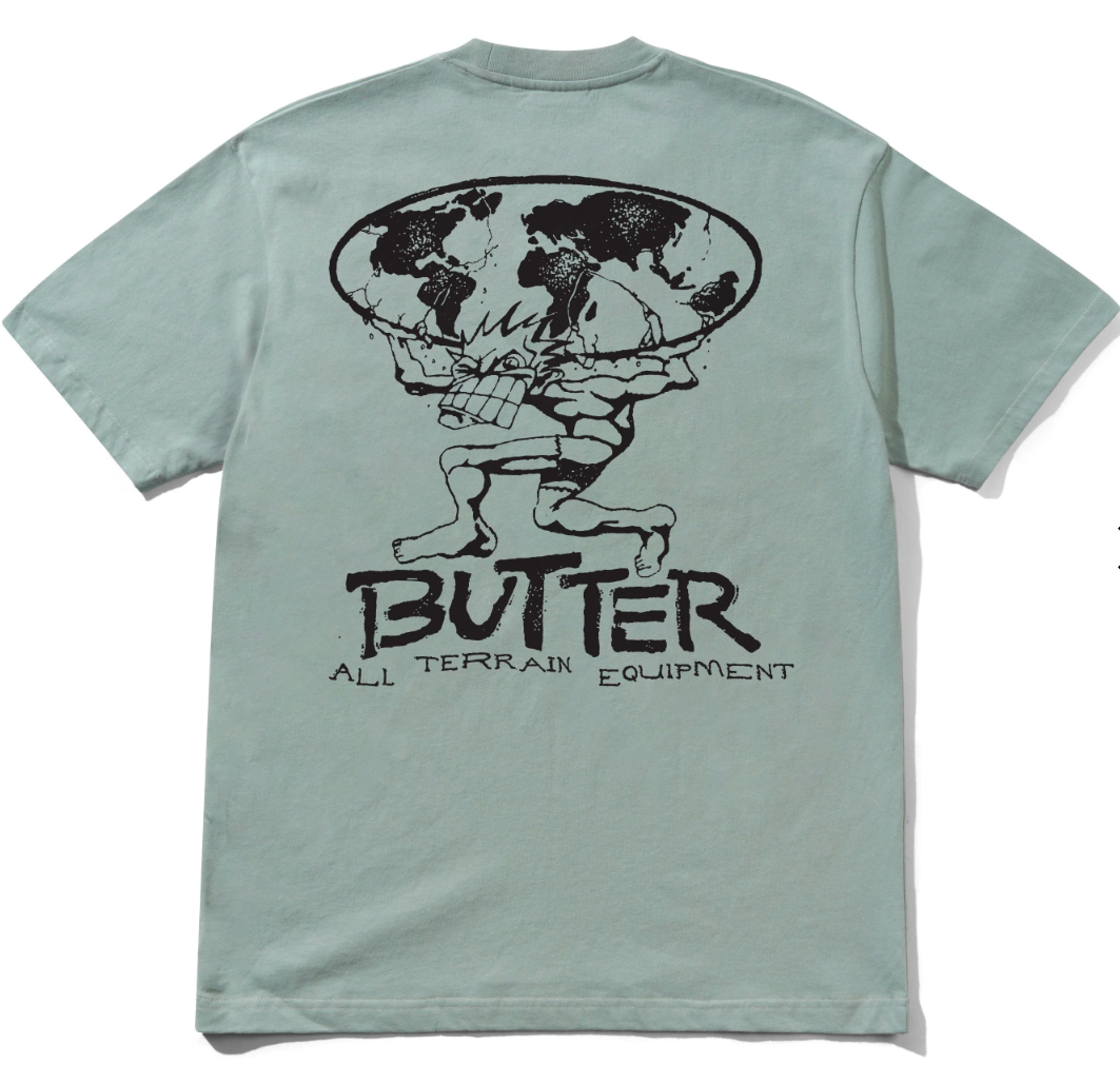Butter Goods - Terrain T-Shirt - Dull Mint