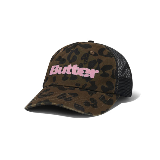 Butter Goods - Stencil Trucker Hat - Leopard