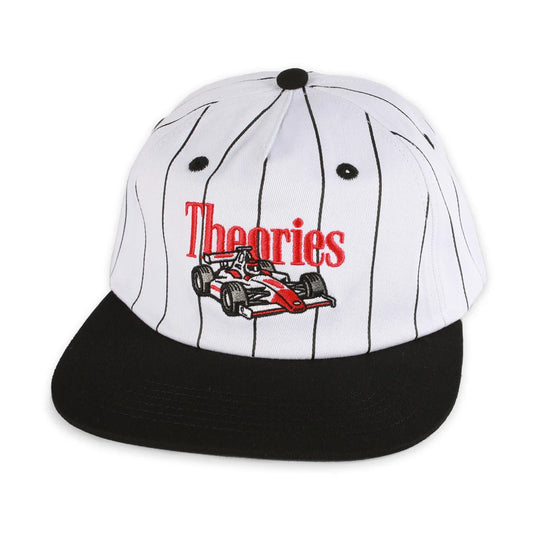 Theories - Speedway Snapback Hat - Black / Pinstripe