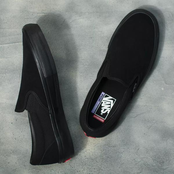 Vans - Skate Slip On - Black / Black Suede