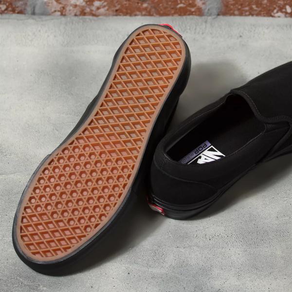 Vans - Skate Slip On - Black / Black Suede