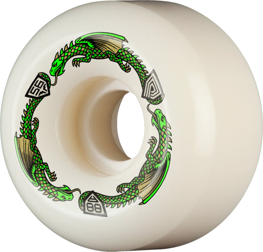 Powell Peralta - Dragon Formula Green 88A V6 Asymmetrical Shape Wheel - 56mm