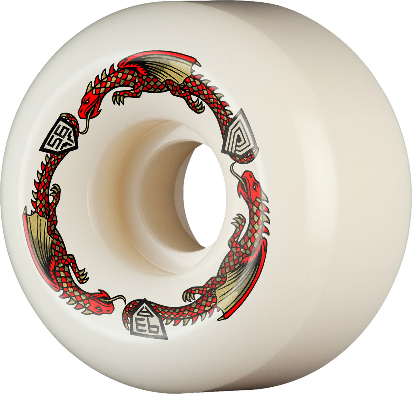 Powell Peralta - Dragon Formula Red V6 93a Symmetrical Wheel - 56mm
