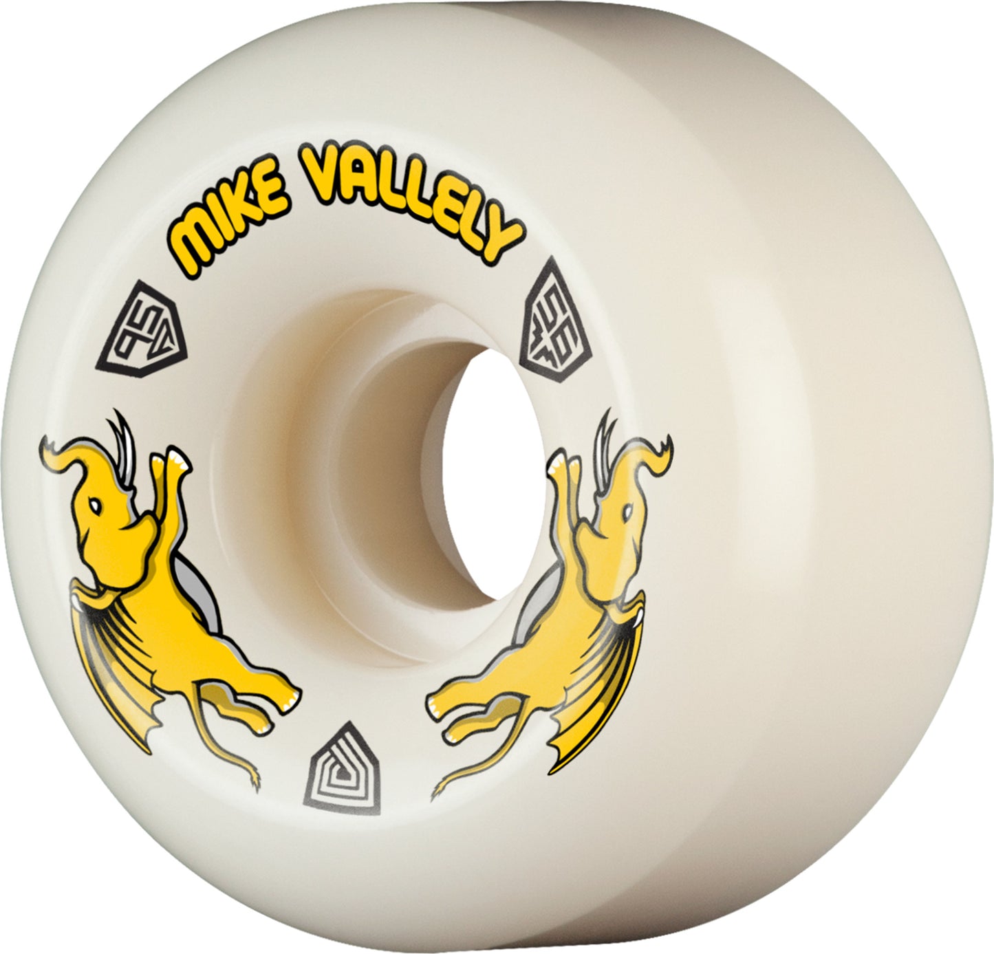 Powell Peralta - Mike Vallely Pro Dragons V6 Symmetrical 95a Wheel - 56mm
