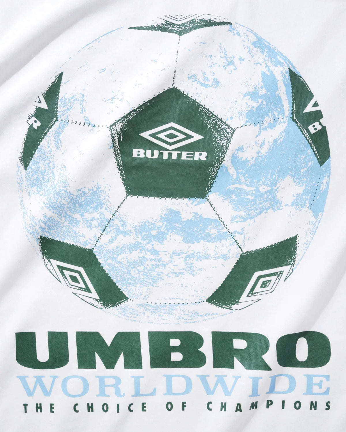 Butter Goods - Umbro World Game T-Shirt - White