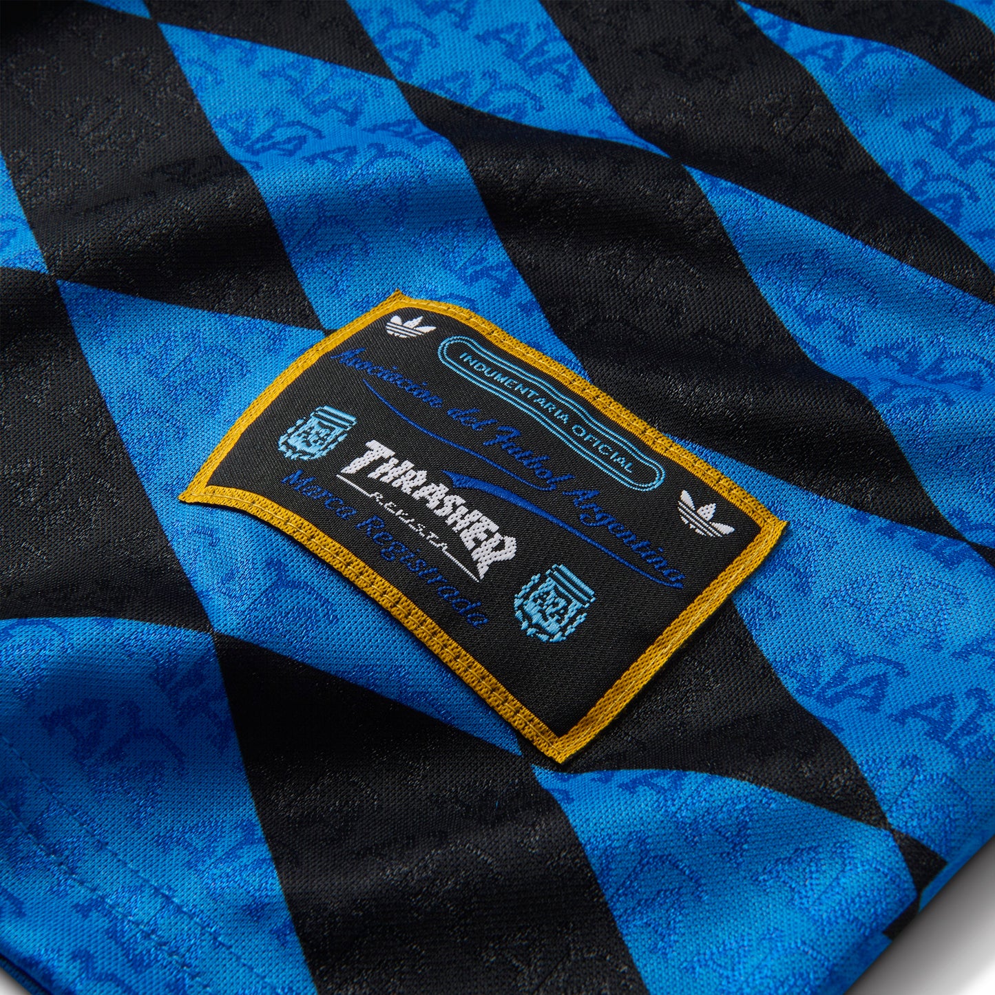 Adidas - Thrasher Magazine x AFA Jersey - Black / Blue