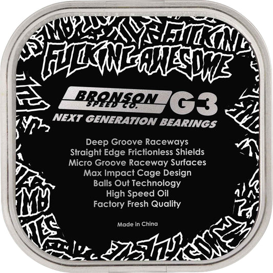 Fucking Awesome - Bronson Speed Co. G3 Bearings - Black