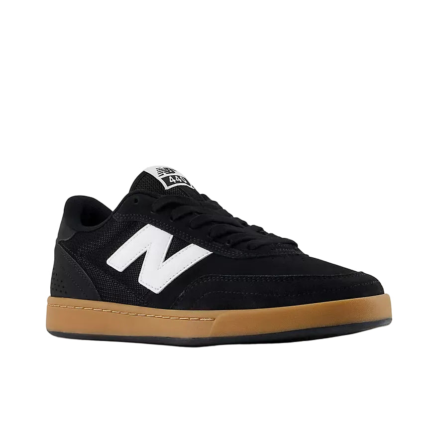 New Balance Numeric - 440 V2 Youth Shoe - Black / White - Gum