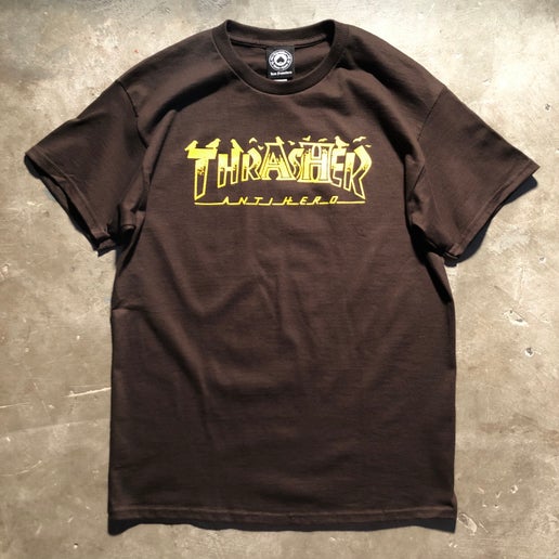 Thrasher - Anti-Hero Pigeon Mag Tee - Dark Chocolate