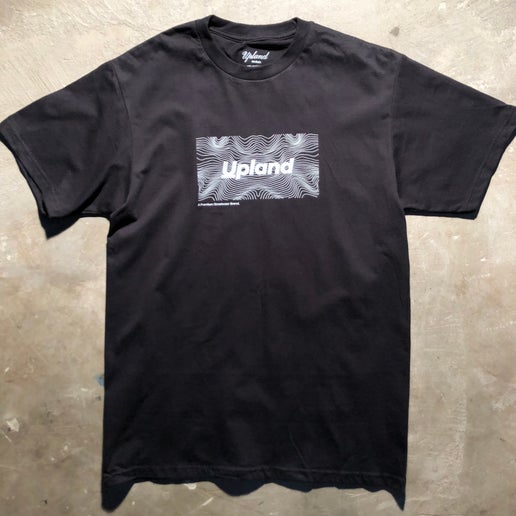 Upland Clothing Co. - Wavy Tee - Black - Size XL