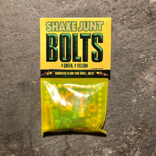 Shake Junt - Bag O' Bolts - Green - Yellow 1" Phillips