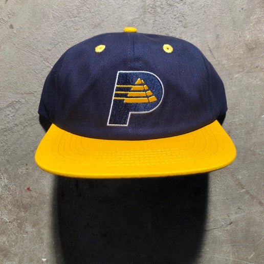 Theories - Hoosier Snapback Hat - Navy - Yellow