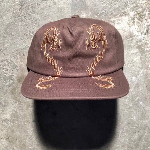 HUF - Twin Dragon Snapback Hat - Coffee