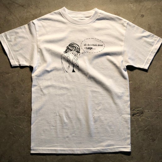 AtLarge - Think About T-Shirt - White - Size XL