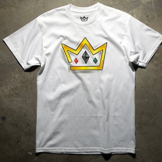 King Skateboards - Royal Jewels T-Shirt - White - Size Large