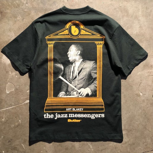 Butter Goods - Blue Note Jazz Messengers Tee - Dark Forest - Medium