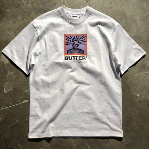 Butter Goods - Explosion Tee - White - Size Large