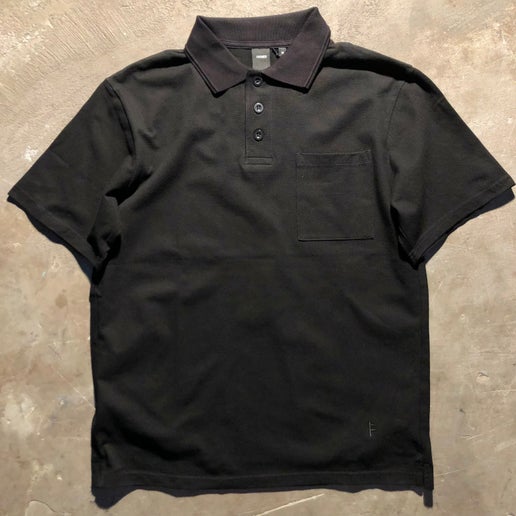 Former - Uniform Button Polo Shirt - Black