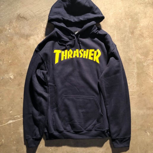 Thrasher - Cover Logo Hoodie - Navy