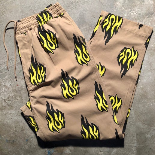 HUF - Flamin' Easy Pant - Oatmeal - Size Small