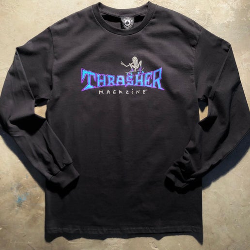 Thrasher - Gonz Thumbs Up Long Sleeve T-Shirt - Black