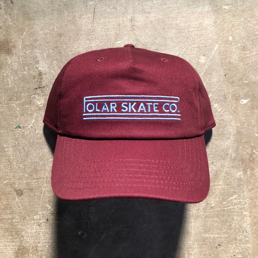 Polar Skate Co. - Jake Twill Stretch Cap - Dark Wine