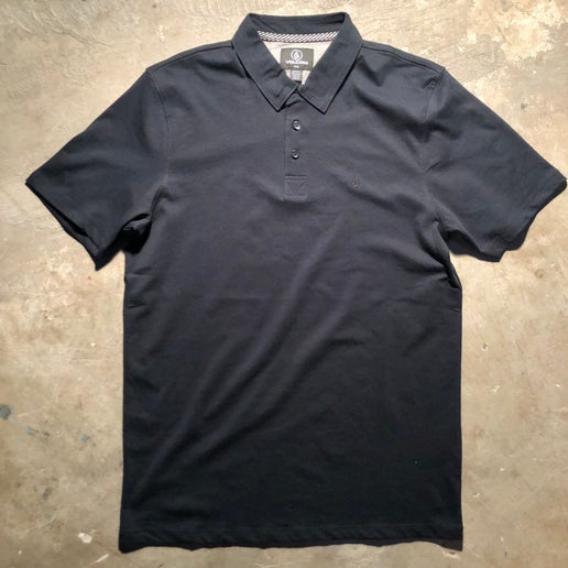 Volcom - Wowzer Polo Short Sleeve Shirt - Black