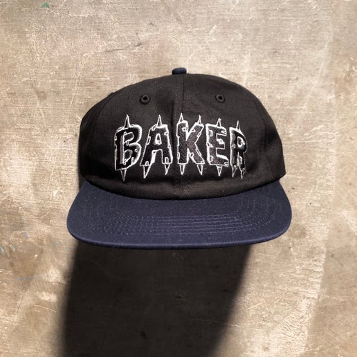 Baker Skateboards - Spike Snapback Hat - Black - Navy