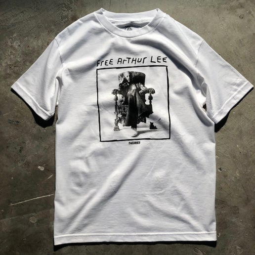 Theories - Free Arthur Lee Tee - White - Size Medium