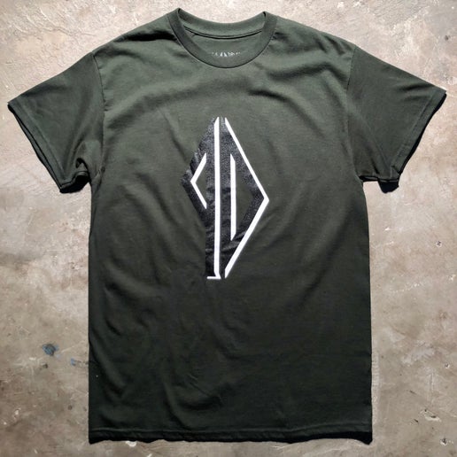 Piss Drunx - Shadows Logo Tee - Forest Green - XL