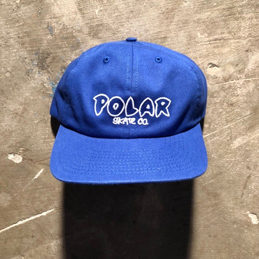 Polar Skate Co. - Michael Cap - Outline Logo - Egyptian Blue